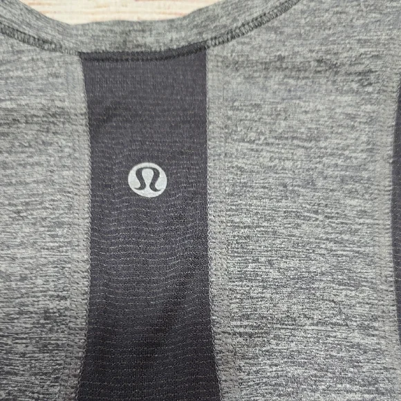 EUC lululemon athletica Black and Gray Tank Top - Picture 3 of 5
